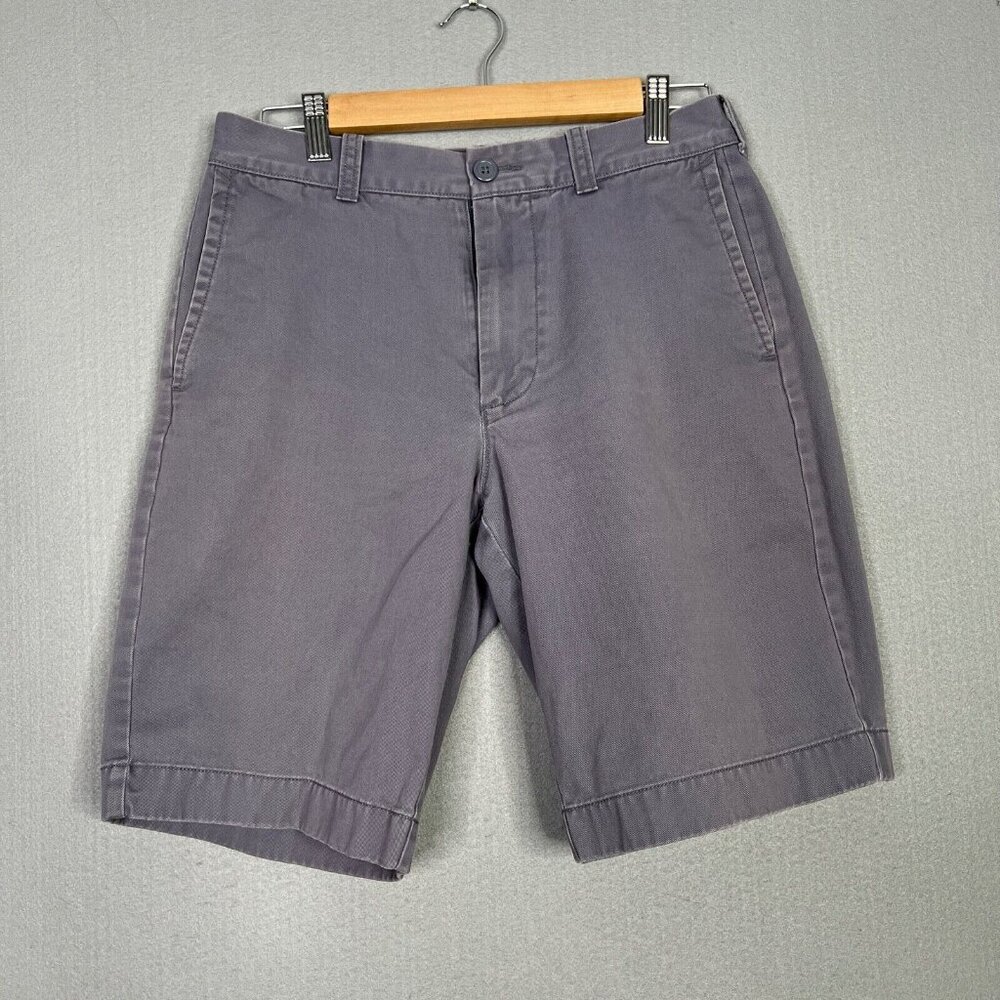 J Crew Shorts Mens 30 Gray Casual Cotton Preppy Chino 10"